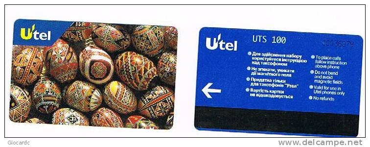 UCRAINA (UKRAINE) - MAGNETIC UTEL - 1996 EASTER EGGS    - USATA (USED)°- RIF. 6601 - Ucrania