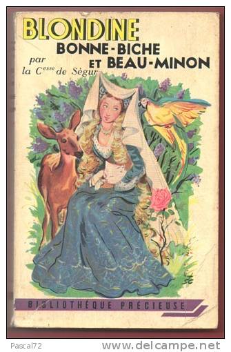 COMTESSE DE SEGUR BLONDINE BONNE-MICHE ET BEAU-MINON 1956 - Bibliothèque Précieuse