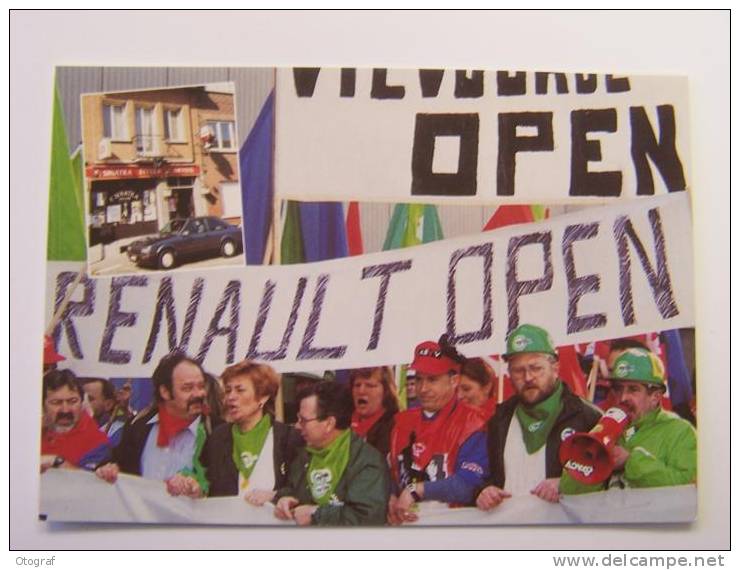 CPM - Vilvoorde - Manifestations Lors De La Fermeture De L´usine Renault  (2/2) - Vilvoorde