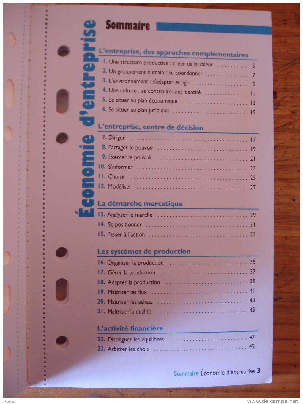 FICHES FOUCHER N°22 BTS TERTIAIRES - ECONOMIE D´ENTREPRISE - 2003 - Tout Le Programme En 46 Fiches Détachables - Lesekarten