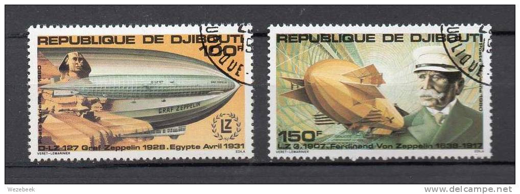 Djibouti Mi 285/86 - Reliures Et Feuilles