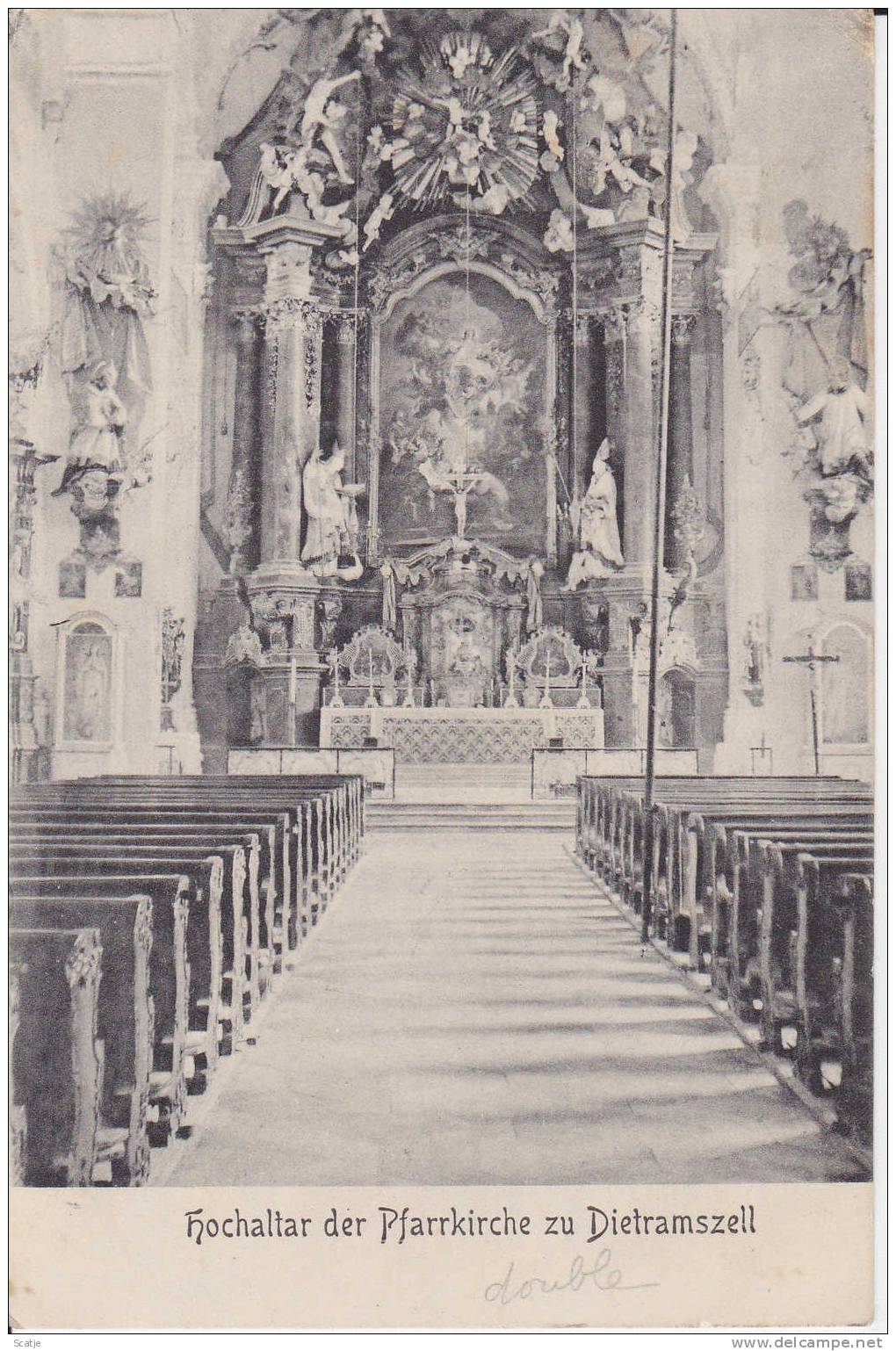 Dietramszell  1908 -  Hochaltarder Pfarrkirche Zu Dietramszell - Wolfratshausen