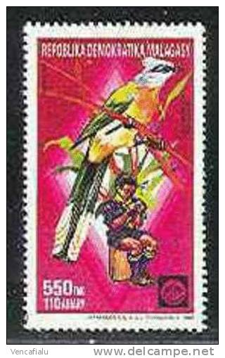 Madagascar  1988 - Bird And Scout, 1 Stamp, MNH - Neufs