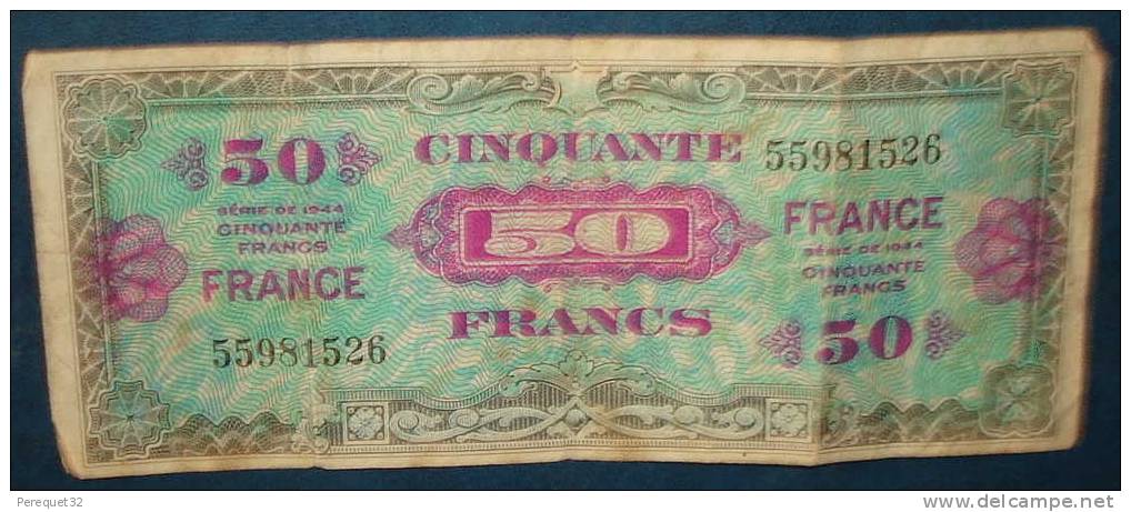 50 Francs,1944.55981526 - 1945 Verso Frankreich