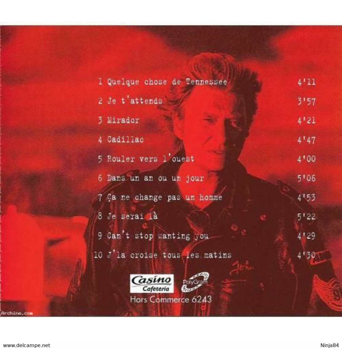 CD Johnny Hallyday / Berger / Goldman / Hallyday / Billon / Shuman " Les Années Johnny Vol: 3 " Promo - Verzameluitgaven