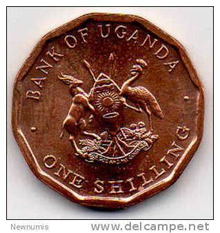 UGANDA 1 SHILLINGS 1987 - Oeganda