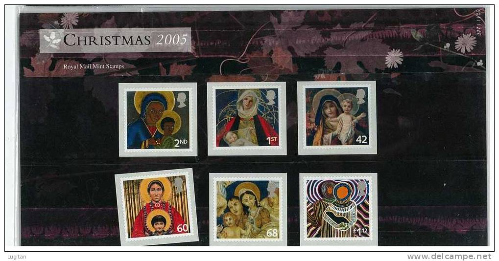 Filatelia - GRAN BRETAGNA - INGHILTERRA - PRESENTATION PACK - NATALE  - ANNO 2005 - Unused Stamps