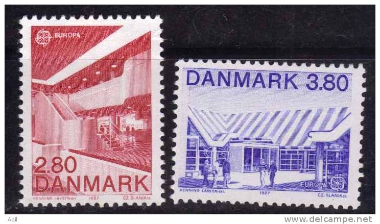 Danemark 1987 N°Y.T. ;  897 Et 898** - Neufs