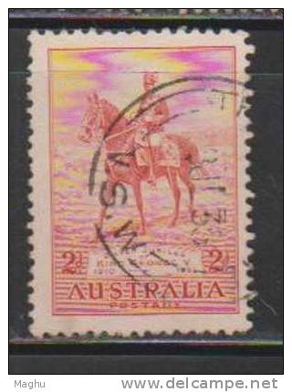 Australia Used 1935, 2d KG V On Horse, Anzac - Oblitérés