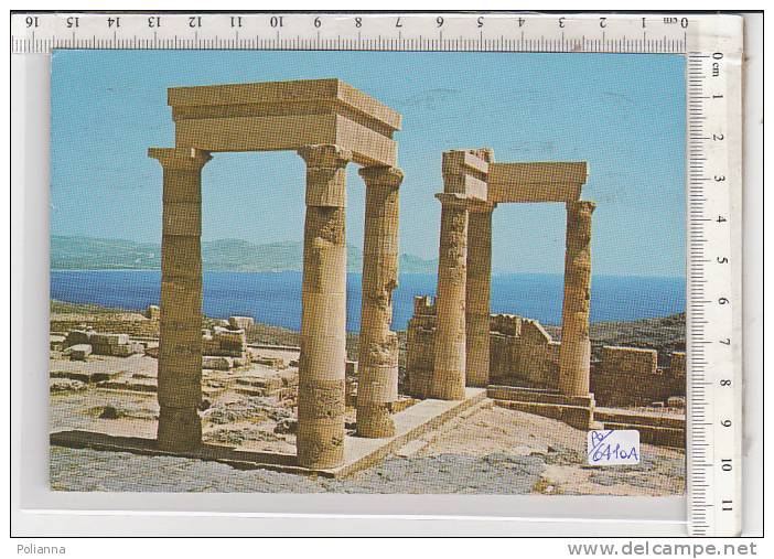 PO6410A# Affrancatura Iso Su Cartolina GRECIA - RODI  VG 1985 - Cartas & Documentos