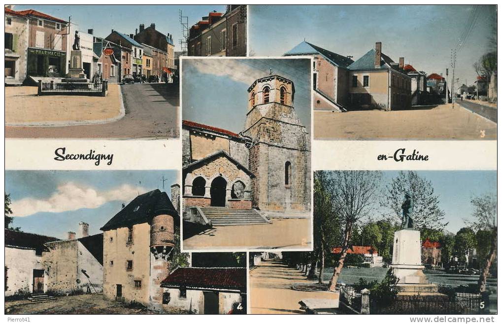 SECONDIGNY EN GATINE - Multivues écrite En 1962 - Secondigny