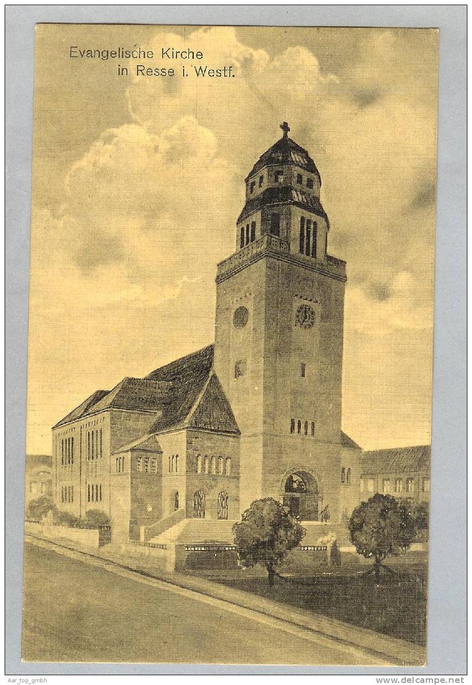 NW RESSE Evangelische Kirche 1915-04-30 Foto Th.Loutze - Gelsenkirchen