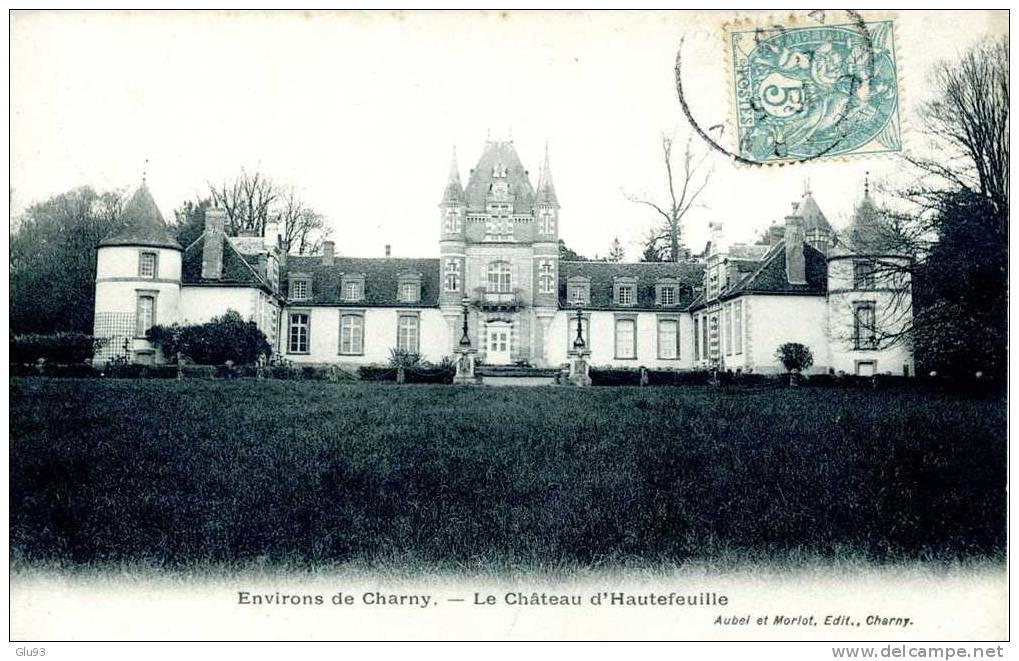 CPA - Environs De Charny (89) - Le Château D' Hautefeuille - Charny