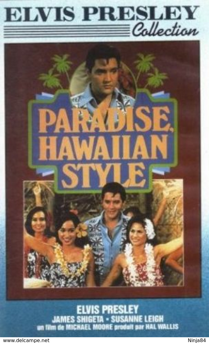 V-H-S  Elvis Presley  "  Paradise Hawailian Style  " - Concert & Music