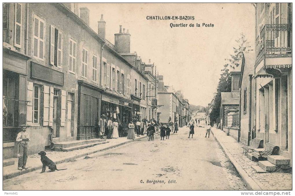 CHATILLON-EN-BAZOIS  - Quartier De La Poste - Chatillon En Bazois