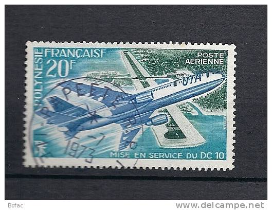 PA 74  (OBL)  Y  &  T  (avion DC.10 Poste Aérienne)       POLYNESIE "cachet De L´année 1973" 37/13 - Gebruikt