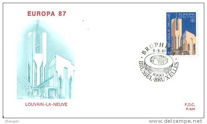 BELGIUM 1987 EUROPA CEPT FDC - 1987