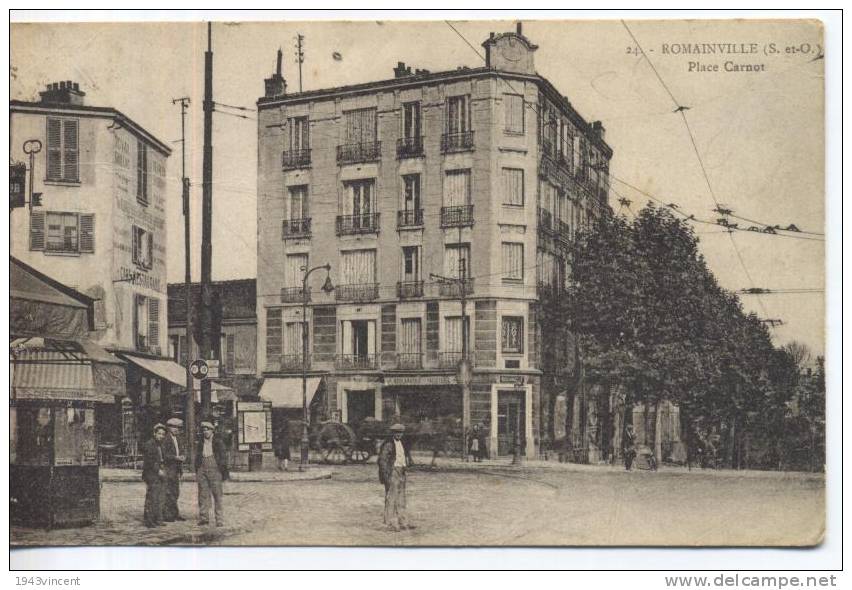 C 5393 - ROMAINVILLE  - 24 - Place Carnot - Belle CPA Rare  - 1936 - - Romainville