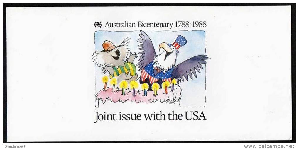 Australia 1988 Bicentenary - Joint Issue With USA Presentation Pack - See 2nd Scan - Presentation Packs