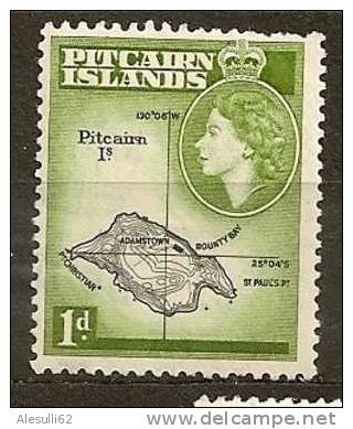 PITCAIRN ISLANDS English Colonies Colonie Inglesi  - 1957 -  N. 21/* - Pitcairneilanden