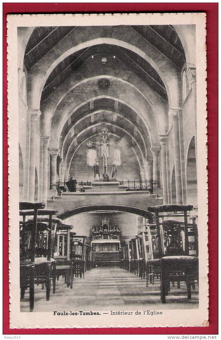 Faulx-les-Tombes. Intérieur De L'Eglise. - Gesves