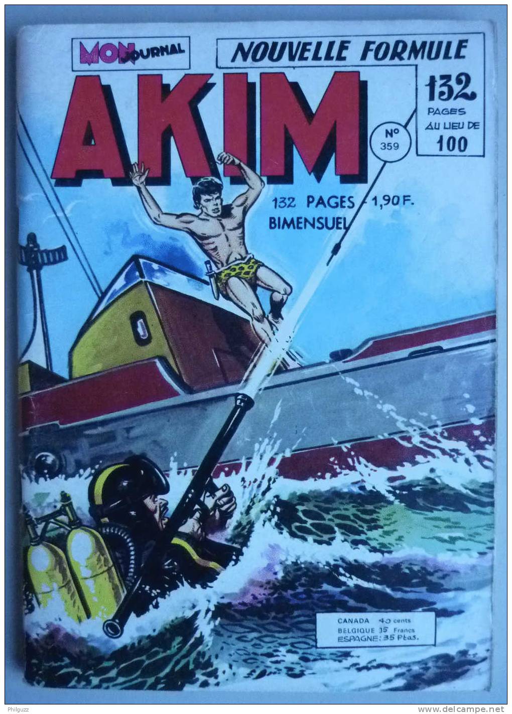 Petit Format PF AKIM N° 359 MON JOURNAL - Akim