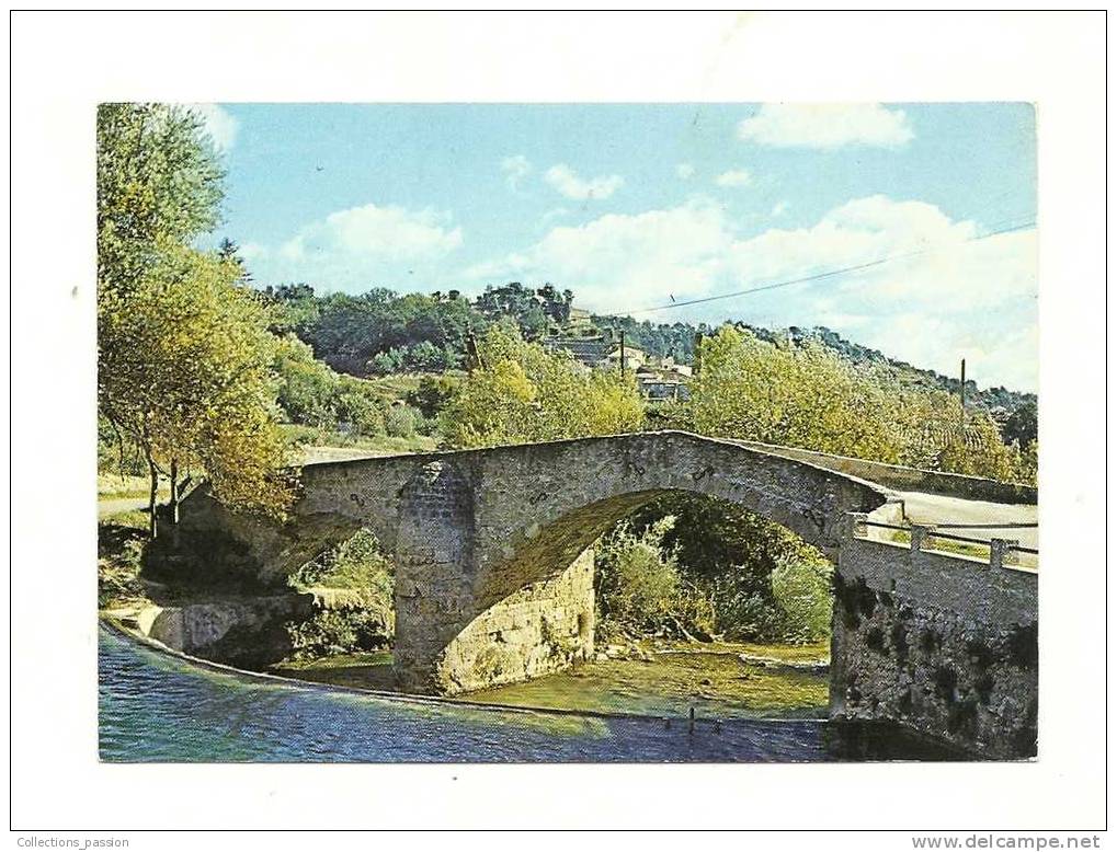 Cp, 83, Salernes, Le Pont Romain Sur La Bresque, écrite 1981 - Salernes