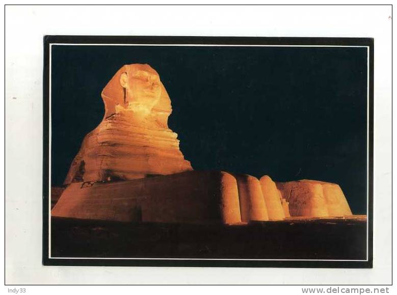 - EGYPTE . THE SPHINX BY NIGHT - Gizeh