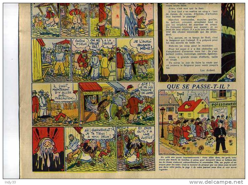 - HERGE . L'ETOILE MYSTERIEUSE EN FUEILLETON DANS COEUR VAILLANT N°30 1943 - Hergé