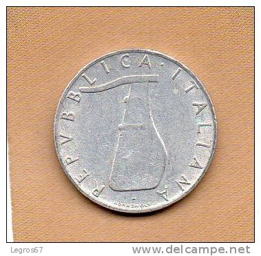 PIECE DE 5 LIRES 1955 - ITALIE - 5 Liras