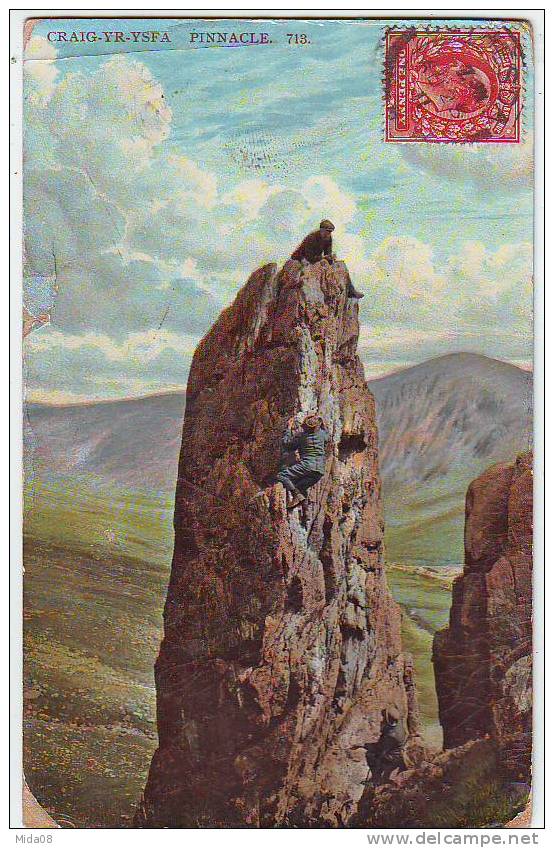 CRAIG-YR-YSFA . PINNACLE . ALPINISTES. - Sonstige & Ohne Zuordnung