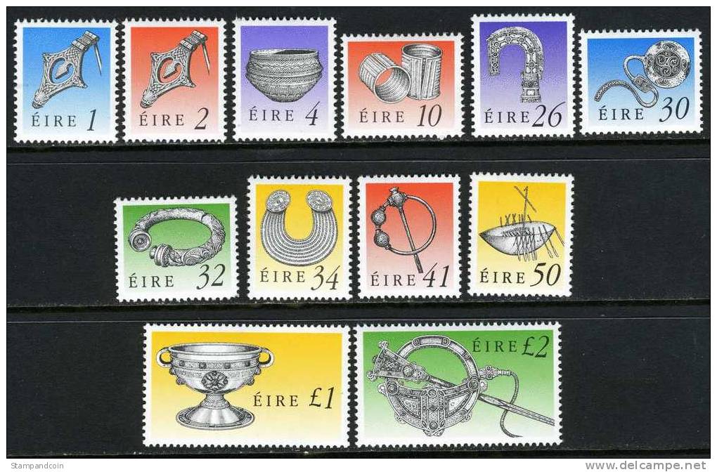 Ireland #767-91 MNH Short Art Treasures Set From 1990-95 - Neufs