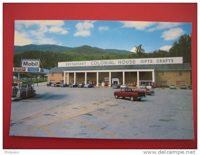 Caryville Tn Mobile Oil Products, Restaurant  Colonial House Gifts  Early Chrome       ---=========ref165 - Other & Unclassified