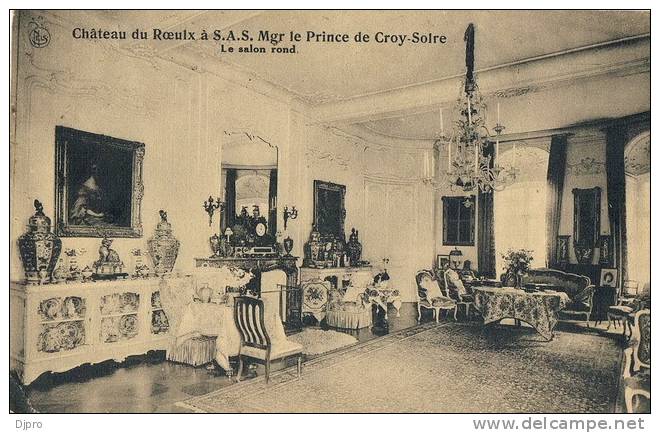 Château Du Roeulx à S.A.S. Mgr Le Prince De Croy-Solré - Le Salon Rond - Le Roeulx