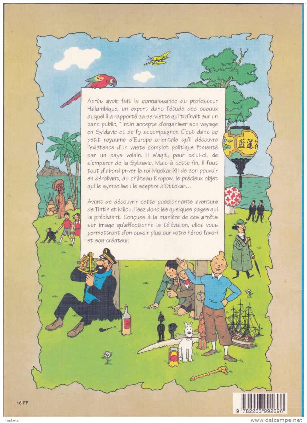 Le Sceptre D´Ottokar Les Aventures De Tintin Hergé Casterman Pour Total - Tintin