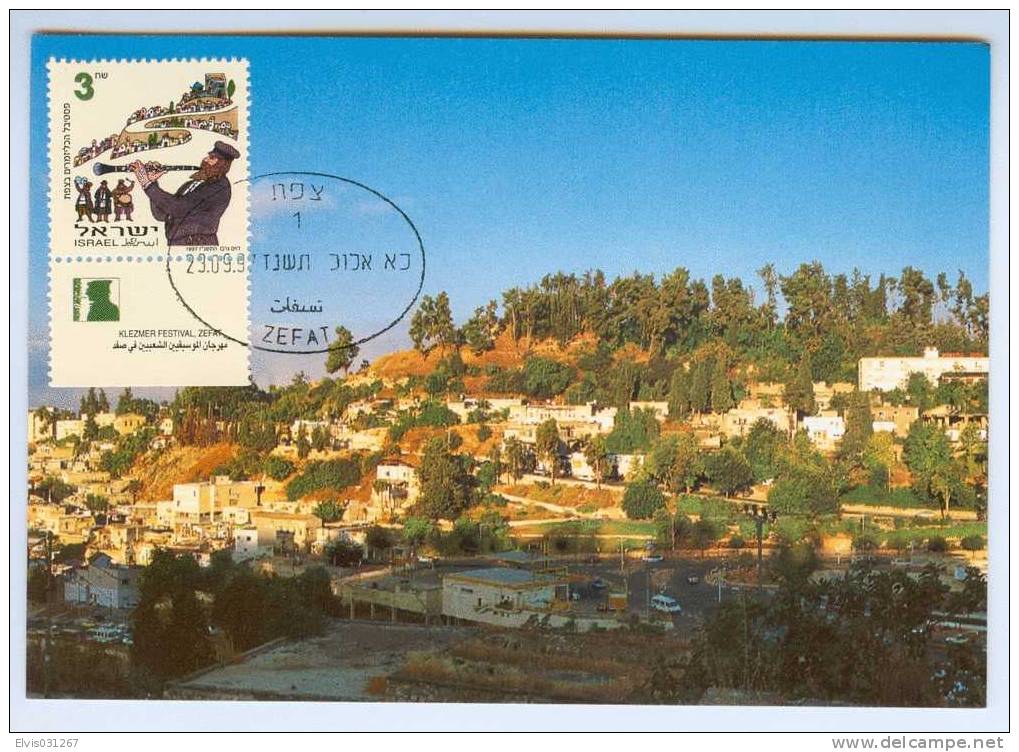 Israel MC - 1997, Michel/Philex No. : 1435-1437, - MNH - *** - Maximum Card - Cartoline Maximum