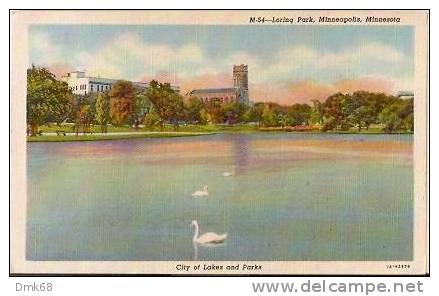 U.S.A. - OLD POSTCARD - MINNEAPOLIS - LORING PARK - Minneapolis