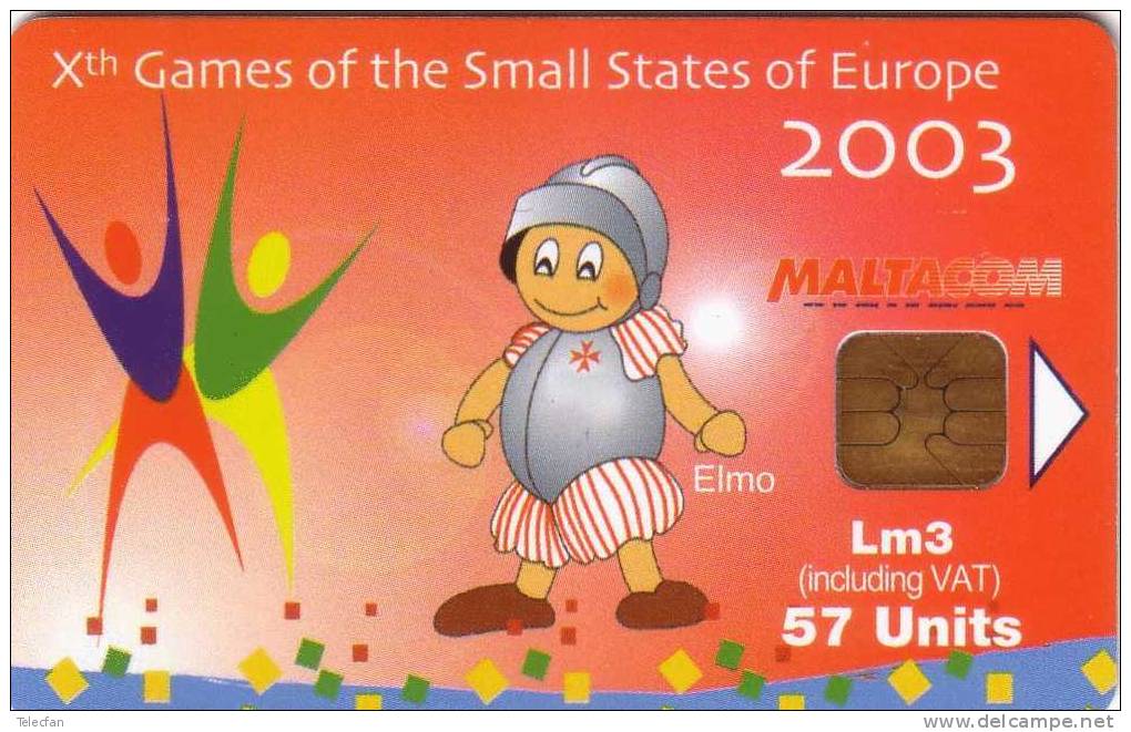 MALTE XeGAMES OF THE SMALL STATES OF EUROPE 57U 2003 - Malta