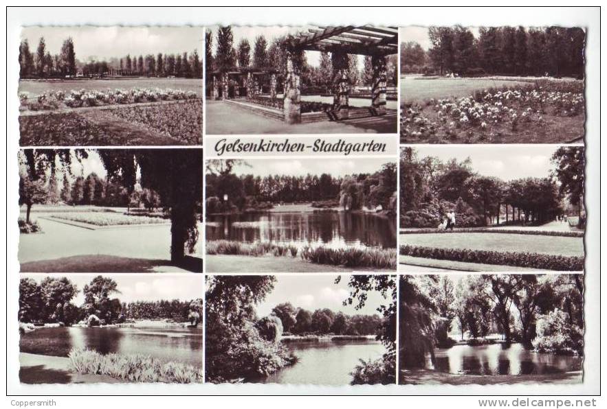 Gelsenkirchen, Stadtgarten / City Park   Postkarte / Postcard  1950s - Gelsenkirchen