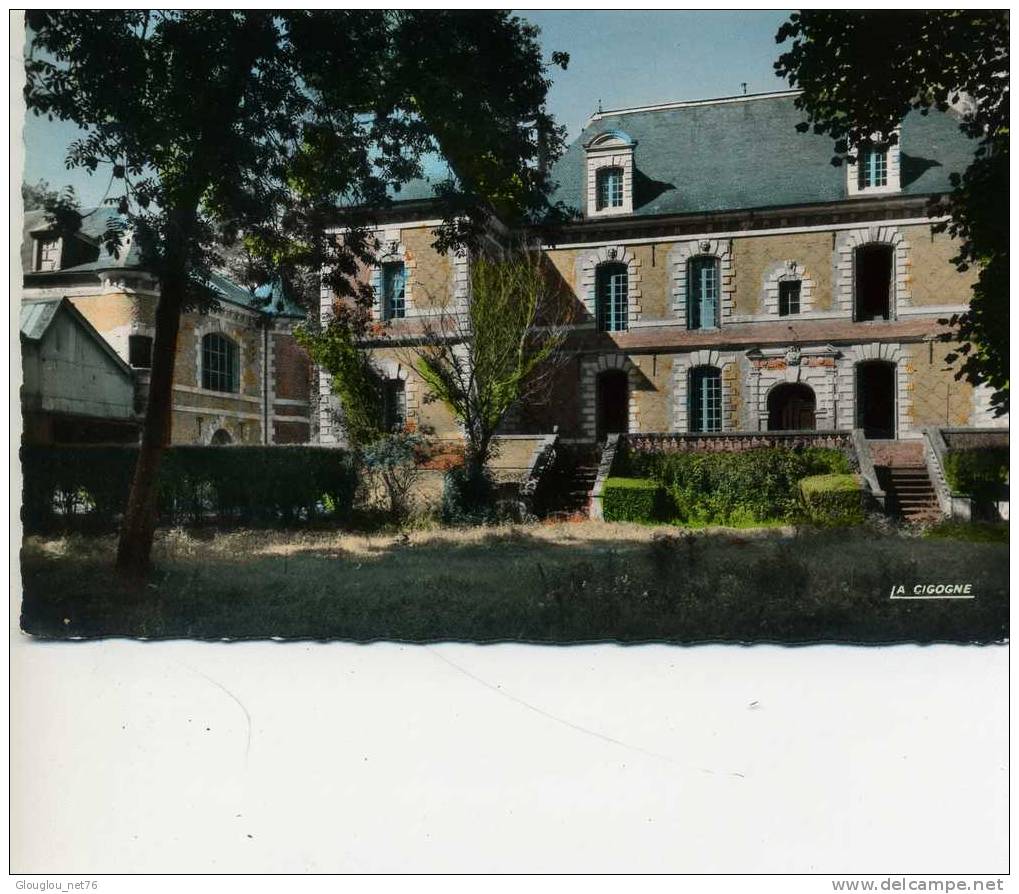 CPSM DU 76....BLANGY SUR BRESLE.......LE MANOIR DE PENTHLEVE GROS PLAN .......VOIR SCANNER - Blangy-sur-Bresle