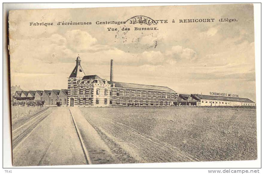 D5286 - Fabrique D' écrémeuses Centrifuges Melotte à Remicourt - Vue Des Bureaux - Remicourt