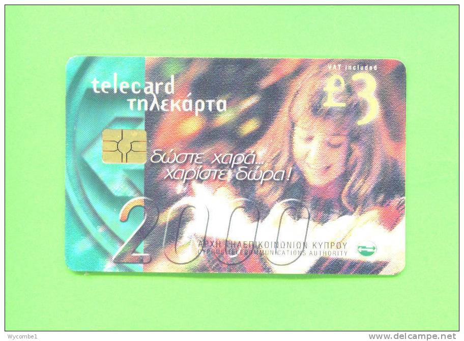 CYPRUS  -  Chip Phonecard As Scan - Chypre