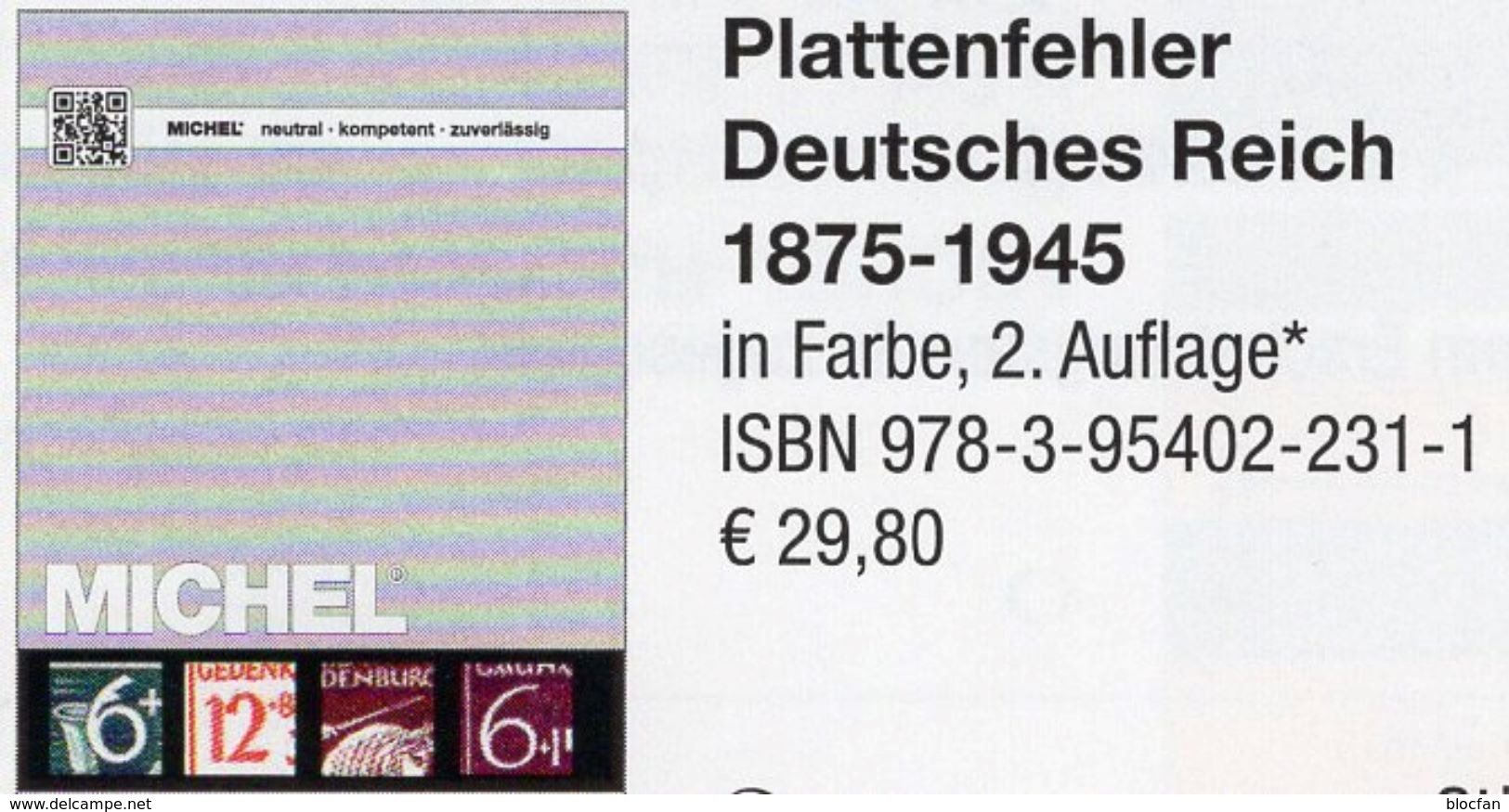 MlCHEL Deutsche Reich 1875-1945 Plattenfehler 2018 Neu 30€ D Kaiserreich DR 3.Reich Error Special Catalogue Germany - Enciclopedias