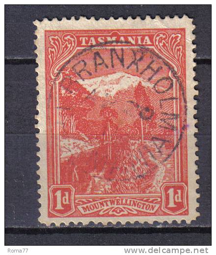 SS6092 - TASMANIA , 1d Wmk Crown Over A Reversed - Used Stamps