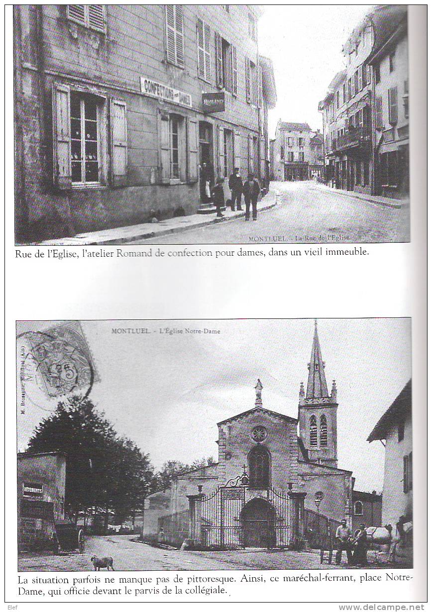 Livre MONTLUEL,Ain,"Memoires En Images";Perceveaux / Bernard; Cartes & Photos:Pétanque,Soie,Aviation,128 Pages,ed Sutton - Livres & Catalogues