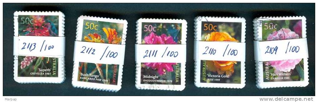 Australia, Yvert No 2109/2113 (SET BUNDLE OF 100) - Collections