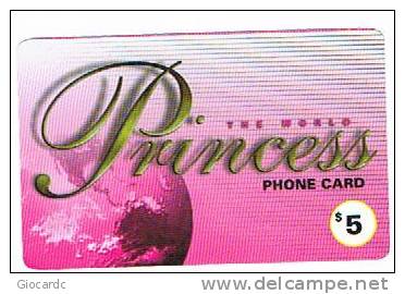 STATI UNITI (USA) - (REMOTE)  T.C.C.F. INC. - PRINCESS $ 5  - USED - RIF. 1201 - Altri & Non Classificati