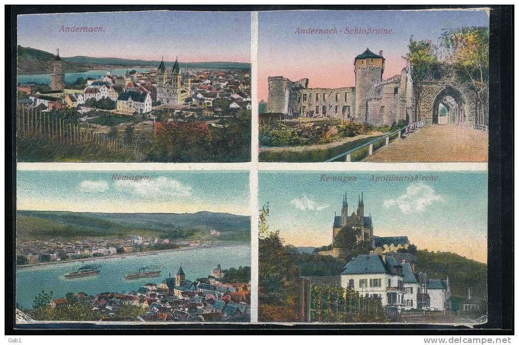 Carte Multivues --- Andernach --- Remagen - Andernach