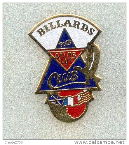 Rare Pin´s Billard Club Alvis - Billiards