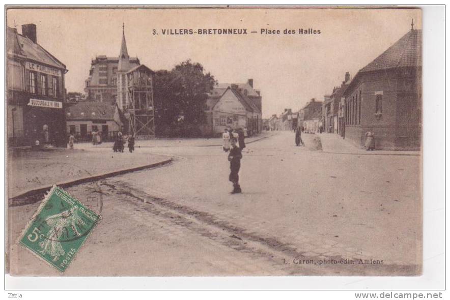 80.280/ VILLERS BRETONNEUX - Place Des Halles - Villers Bretonneux